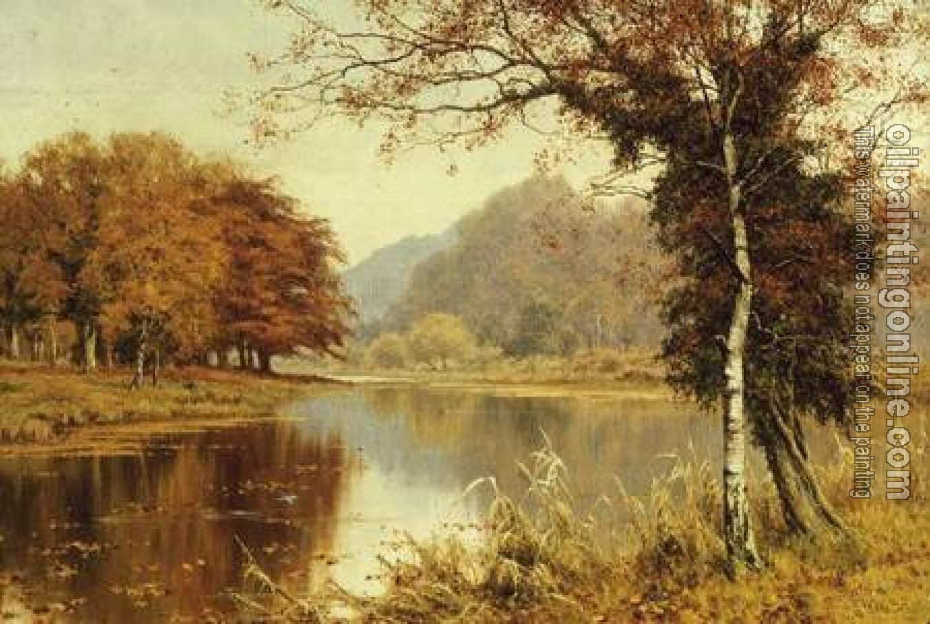 Edward Wilkins Waite - A Woodland Pool in Autumn